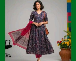 women kurti pant dupatta set