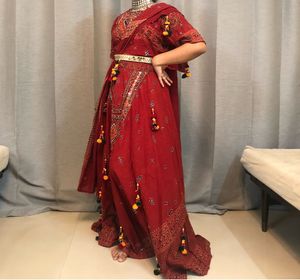 Vibrant Red Navratri Lehenga Choli