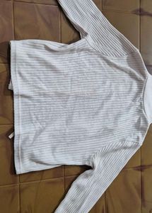 Ribbed Zip-Up Sweater