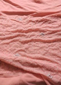 Zari And Sequence Work Saree