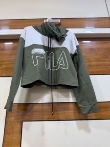 Fila Cropped Hoodie