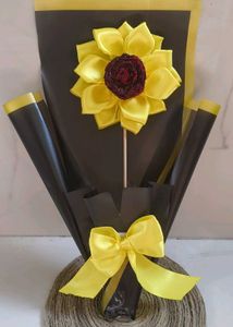 Handmade Ribbon Flower Bouquet