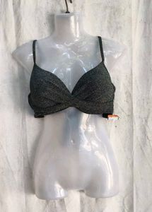 I. Sparkling Glitter Bra Top
