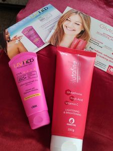 Uv Med Combo Sunscreen Gel+ Glutafine Facewash