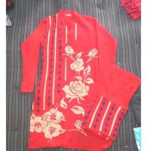 Woollen Kurti With Pant