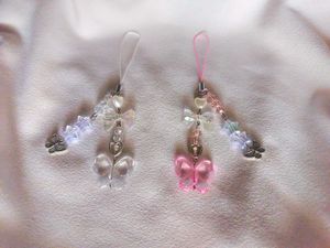 Set Of BUTTERFLY 🦋 PHONE And BAG CHARMS