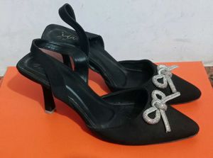 ❗Black Bow Stiletto Heels❗