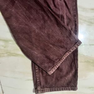 Brown Wide Leg Trousers