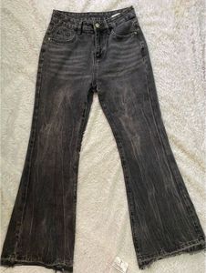 Y2K Flared Grey Wash Jeans