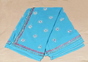 Polyester saree with no blouse