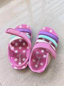 Cute Pink Polka Dot Sandals