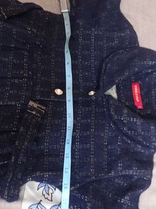 Girl's Navy Blue Coat