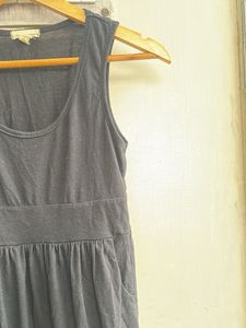 Stylish Black Sleeveless Mini Dress