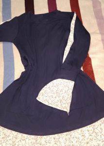 Navy Blue long top
