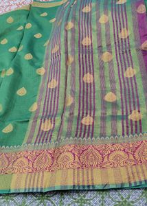 beautiful green saree