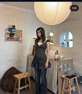 y2k Polka Dot Mini Dress