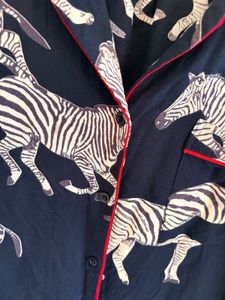 Cute Zebra Print Pajama Set
