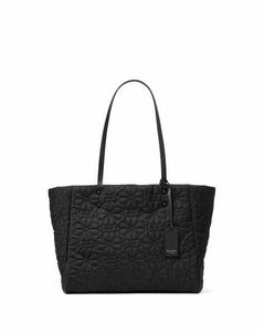 Kate Spade Black Quilted Tote Bag