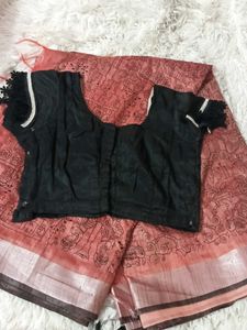 Elegant Saree with Blouse🪷🩷