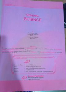 Lucent's General Science Book