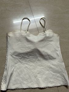 Cream Textured Cami Top