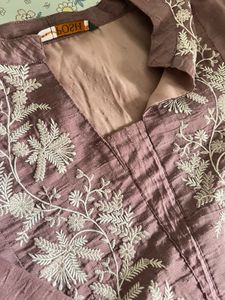 lavender beautiful kurta set