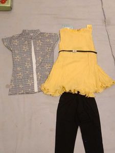 Cute Yellow Dress with Jacket