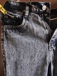 Acid Wash High Waisted Jeans