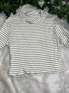Striped Crop Top