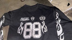 Black Long Sleeve Graphic T-Shirt