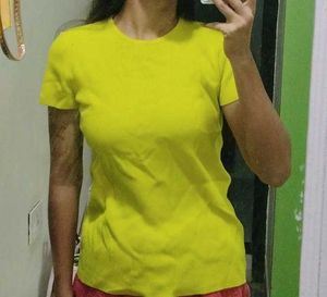 Zara Neon Yellow Top