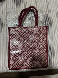 Elegant Embroidered Tote Bag