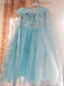 Sparkly Blue Princess Dress