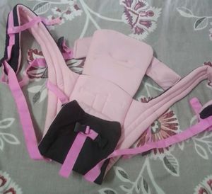 Baby Carrier - Black &amp; Pink