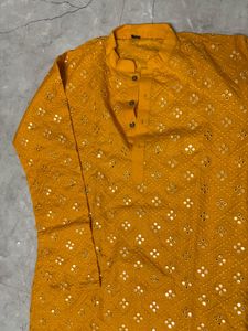 Yellow Men’s Kurta