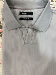 Men's Grey Bossini Polo Shirt