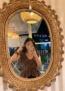 Brown ruffle top🌟