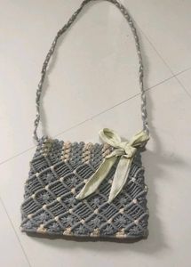 This handmade  Korean macrame handbag 👜