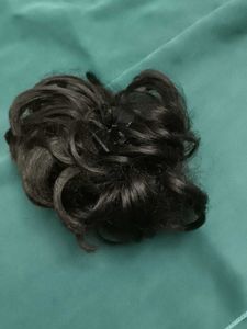 Chic Curly Dark brown  Hair Bun Extension