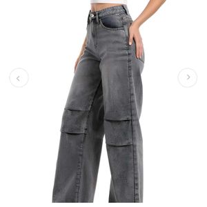 Grey Cargo Jeans from glitches (myntra)