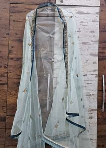 Exquisite Light Blue Lehenga Skirt