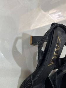 Sparkling Black Heels size 38