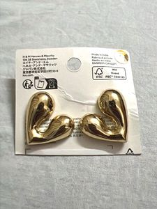 Gold Heart Earrings