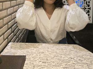 White Puff Sleeve Blouse