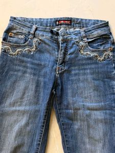 2000's y2k low waisted bootcut jeans grunge