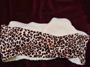 Leopard Print Strapless Bra (Newme)