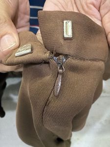 Elegant Brown Wide-Leg Trousers