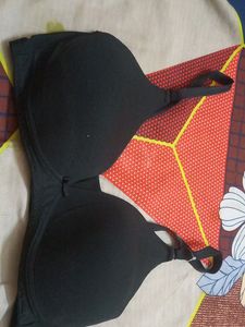 Black Padded Bra