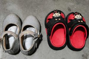 Sparkly &amp; Cute Kids belly sandals and crocs