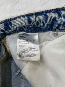 Vintage Wash Denim Jeans